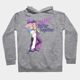 Purple Pieman & Sour Grapes Tango Fanart - Badder Together Hoodie